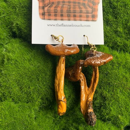 Wild Ontario Mushrooms Earrings