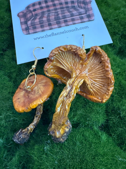 Wild Ontario Mushrooms Earrings