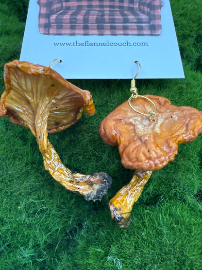 Wild Ontario Mushrooms Earrings