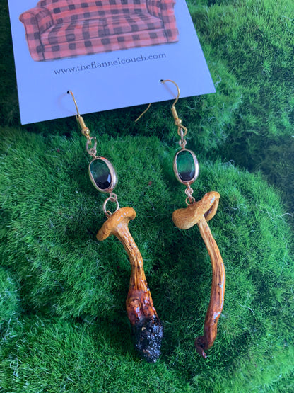 Wild Ontario Mushrooms Earrings