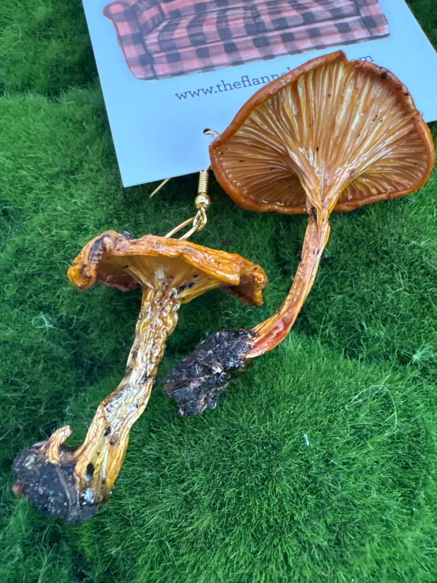 Wild Ontario Mushrooms Earrings