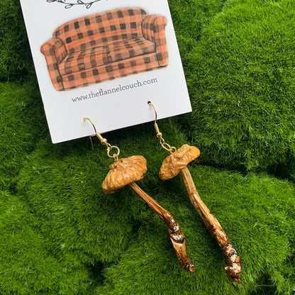 Wild Ontario Mushrooms Earrings
