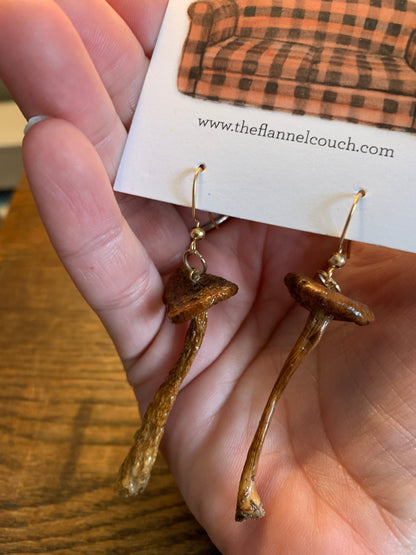 Wild Ontario Mushrooms Earrings