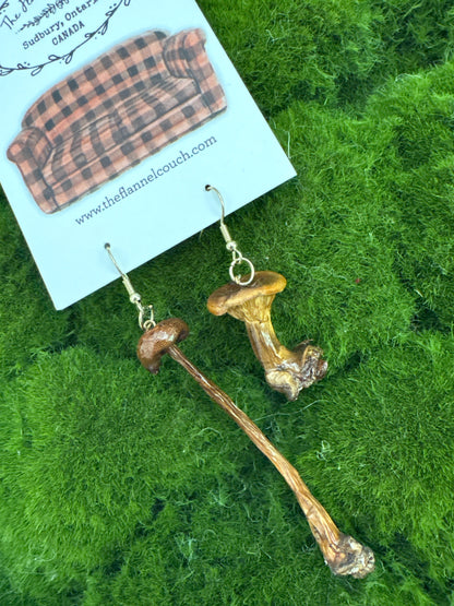 Wild Ontario Mushrooms Earrings