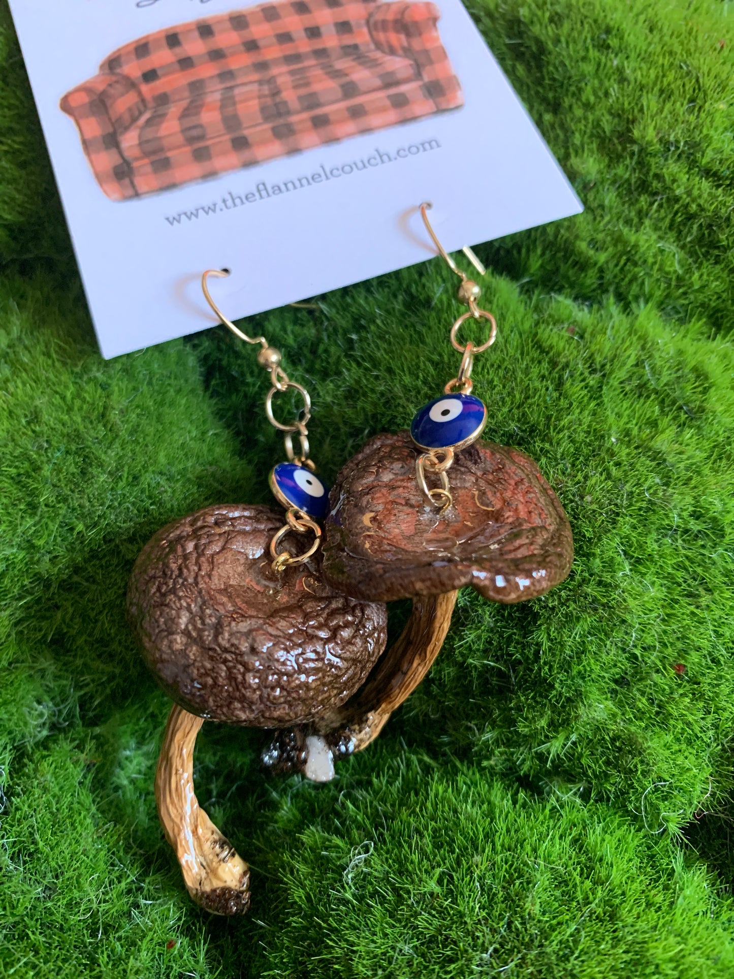 Wild Ontario Mushrooms Earrings