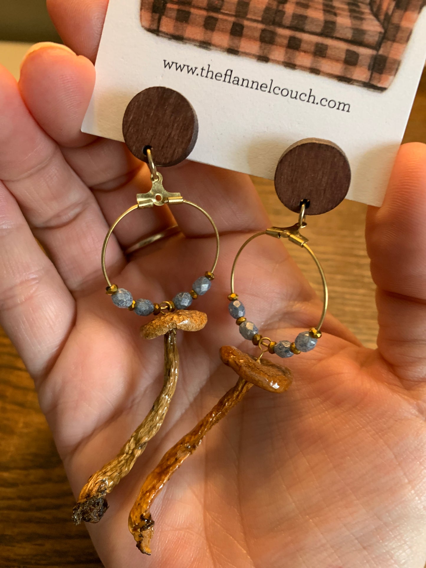 Wild Ontario Mushrooms Earrings