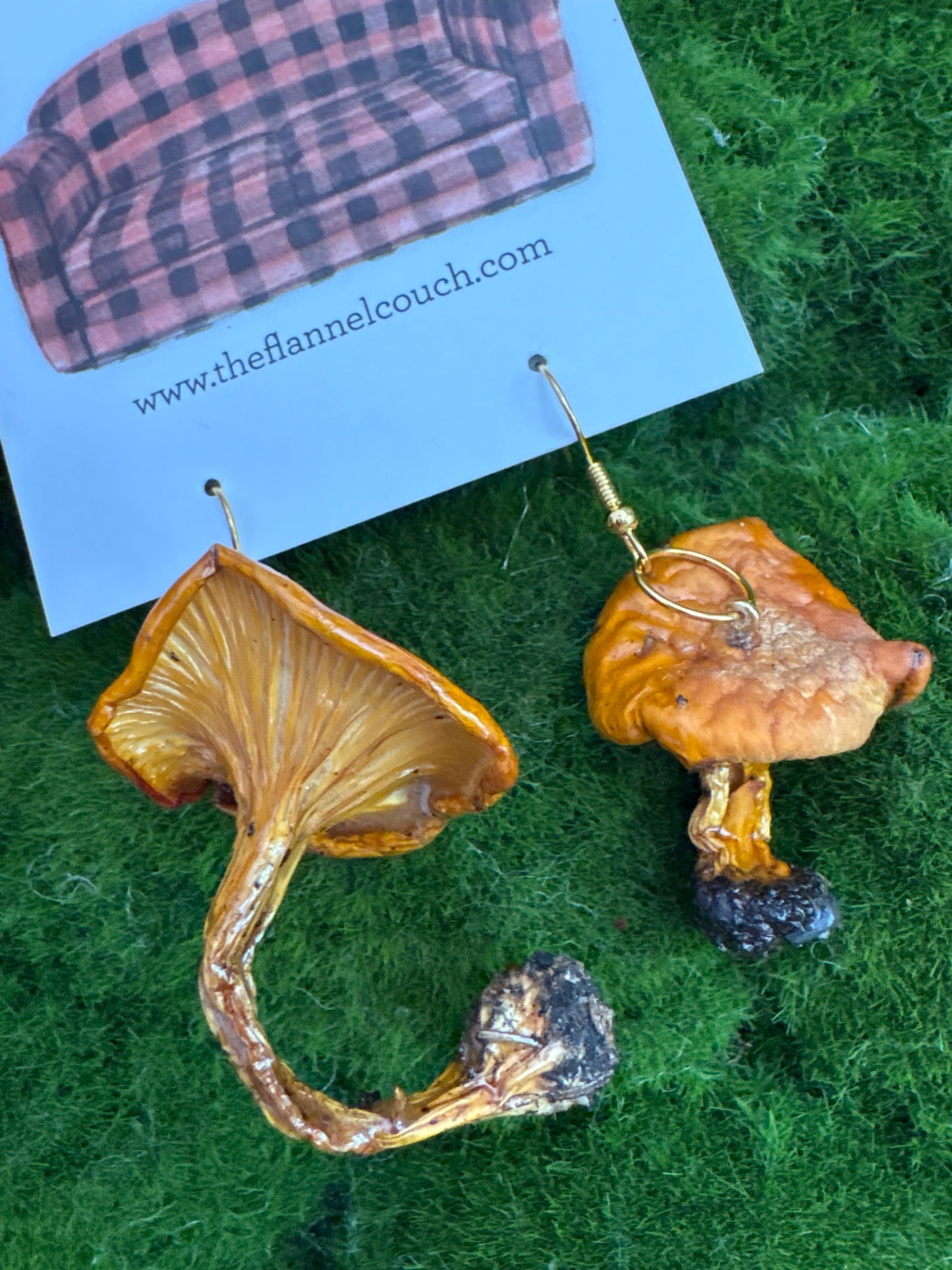 Wild Ontario Mushrooms Earrings