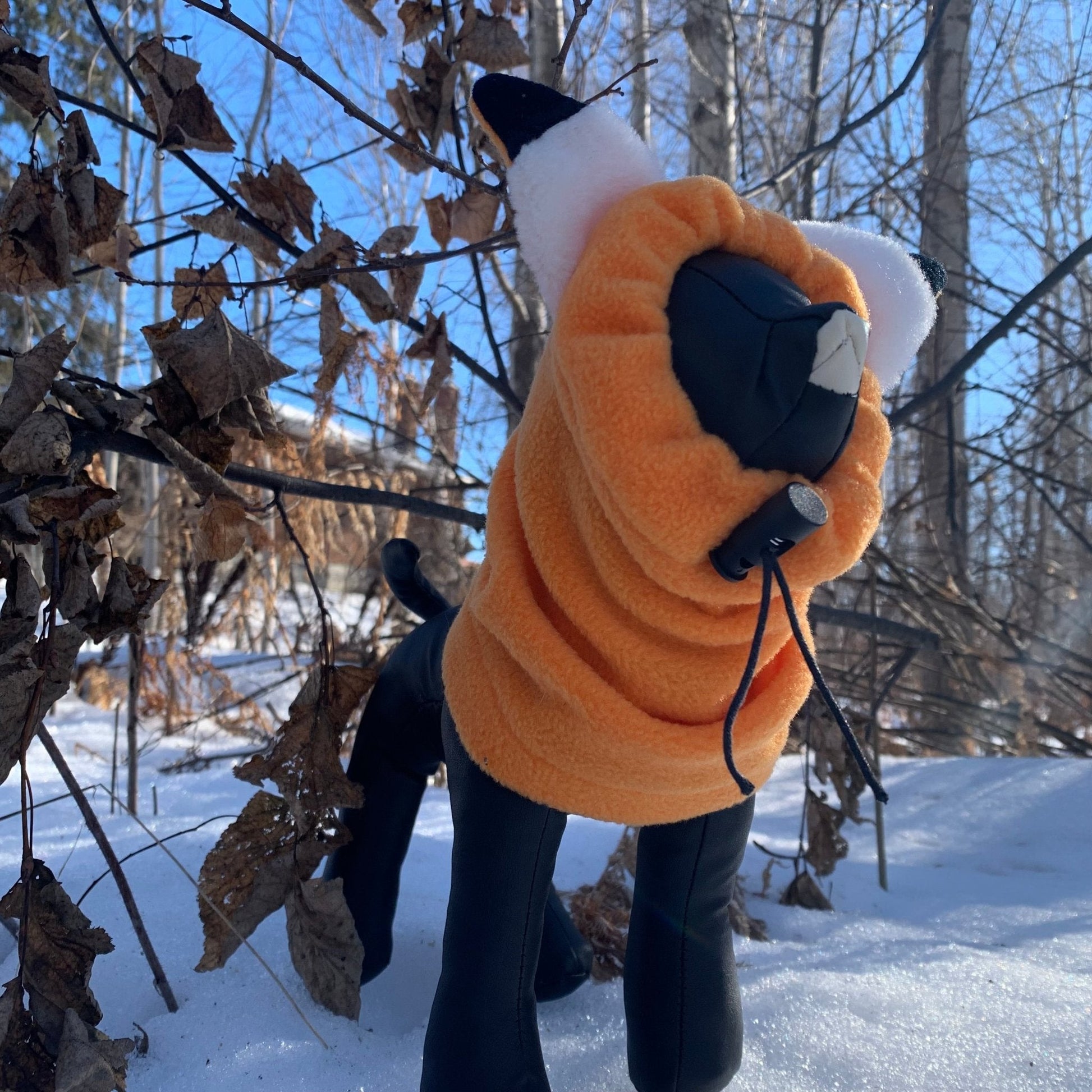 #jimmythefox Pet Fleece Snood - The Flannel Couch