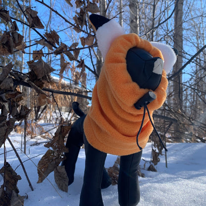 #jimmythefox Pet Fleece Snood - The Flannel Couch