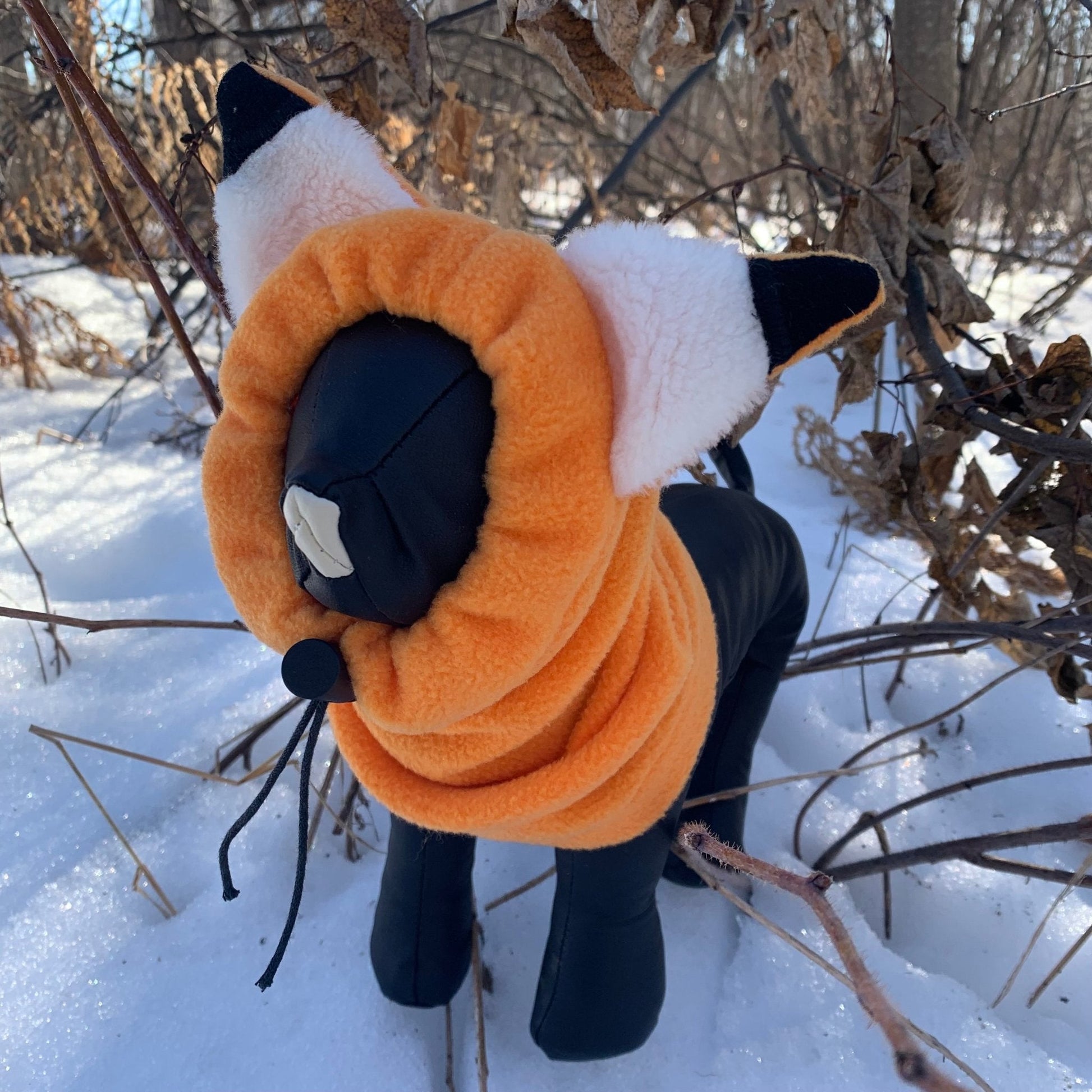 #jimmythefox Pet Fleece Snood - The Flannel Couch