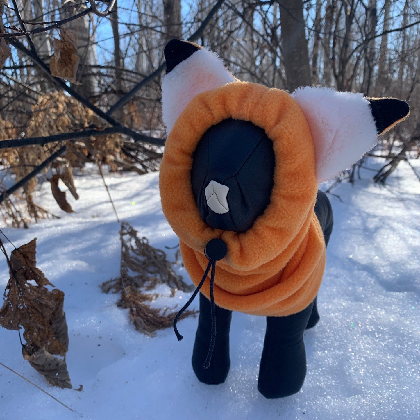 #jimmythefox Pet Fleece Snood - The Flannel Couch