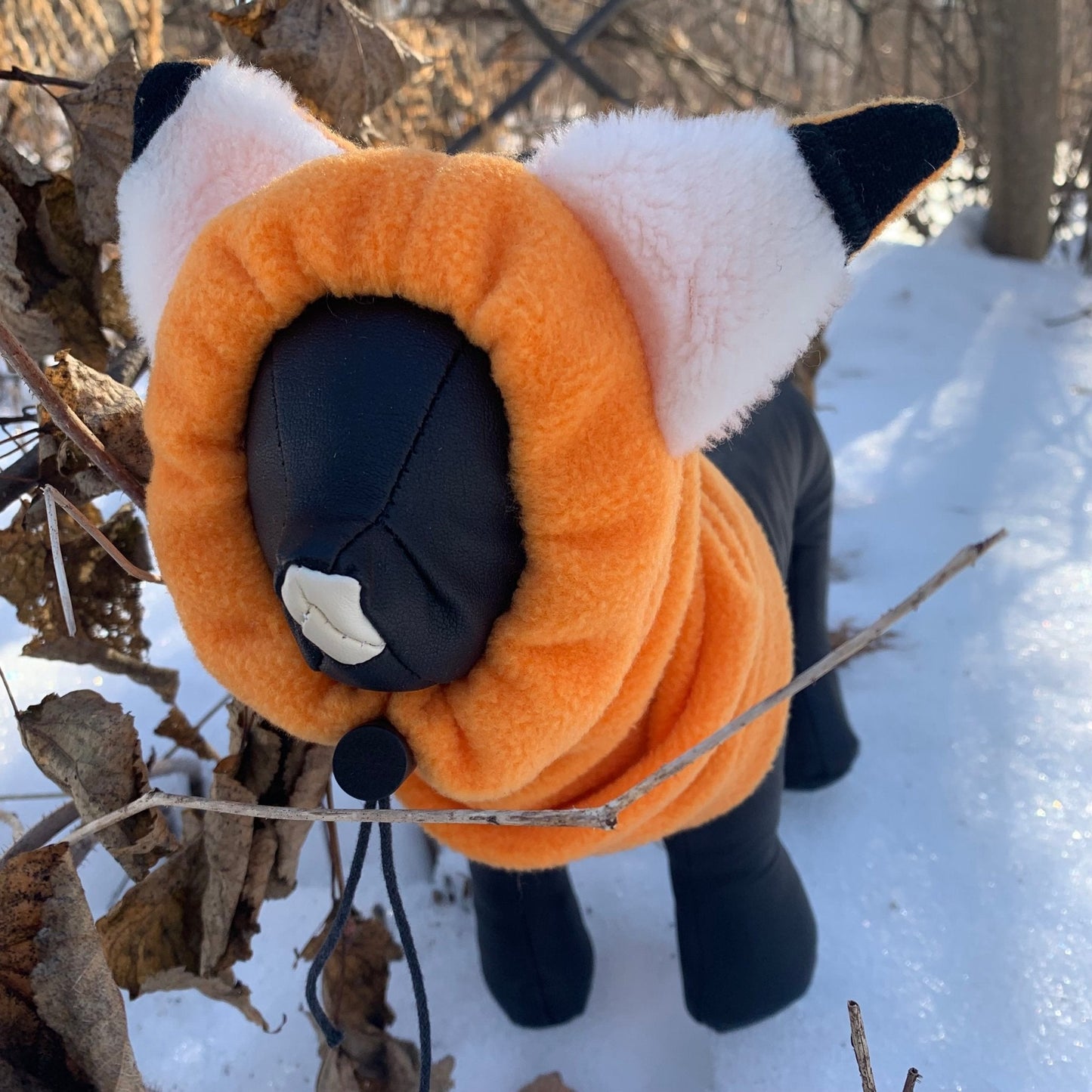 #jimmythefox Pet Fleece Snood - The Flannel Couch
