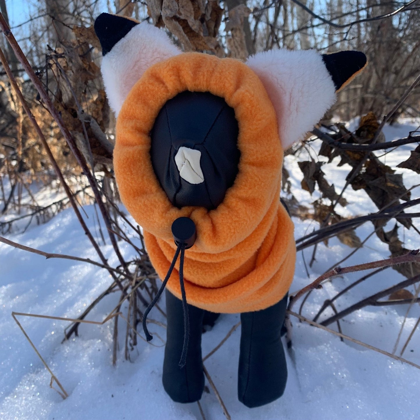 #jimmythefox Pet Fleece Snood - The Flannel Couch