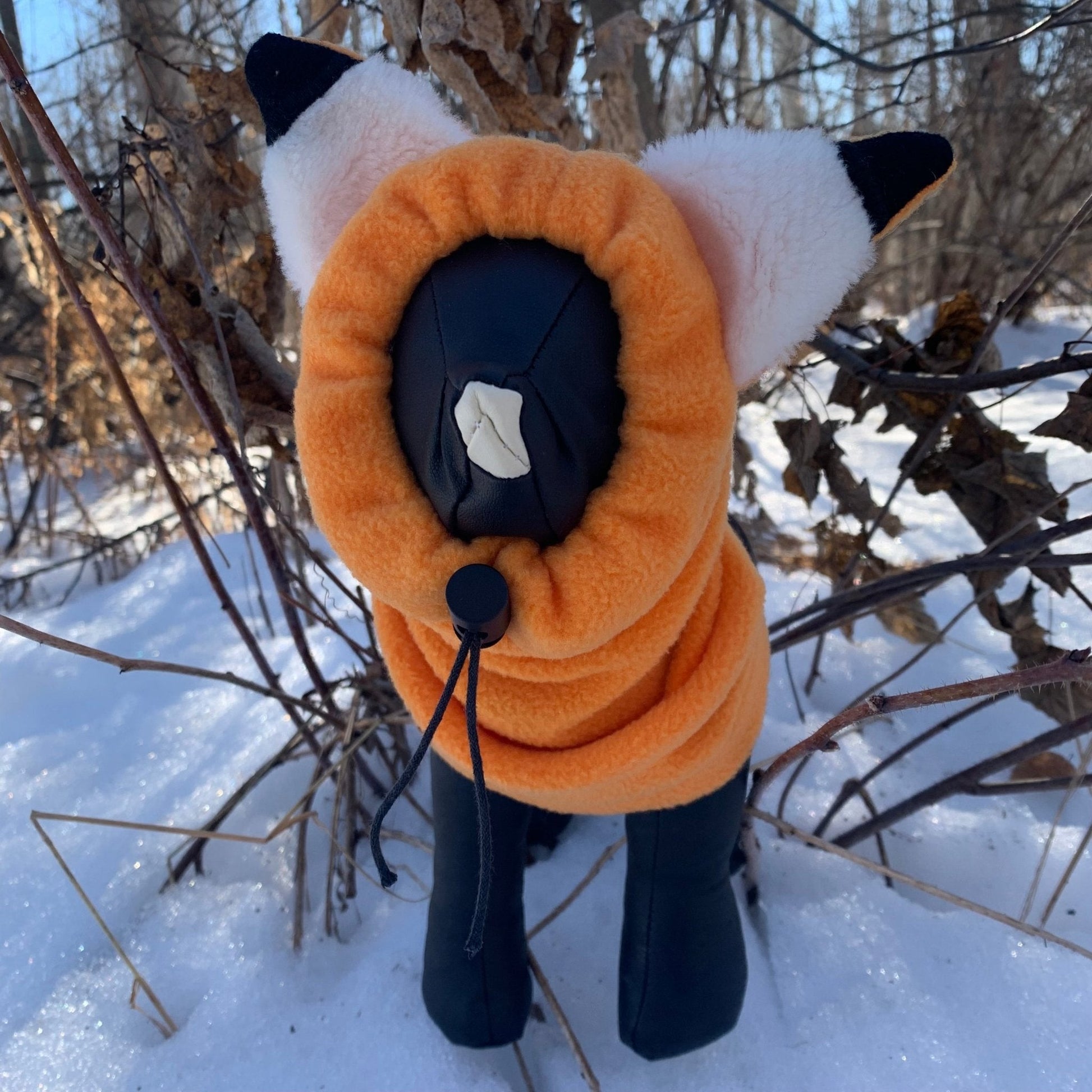 #jimmythefox Pet Fleece Snood - The Flannel Couch